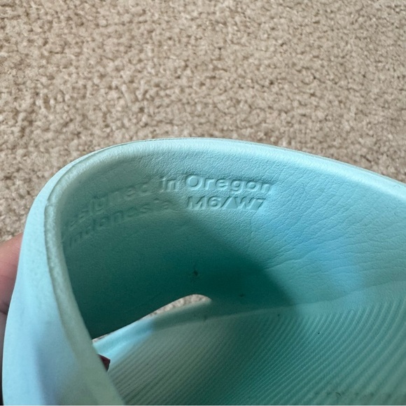 Nike Calm Slide Sandals Jade Ice Aqua Men's 6 Women's 7 Comfort - Picture 5 of 5